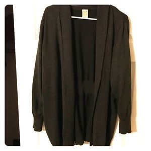 Long Cardigan with Slightly Fitted Back
